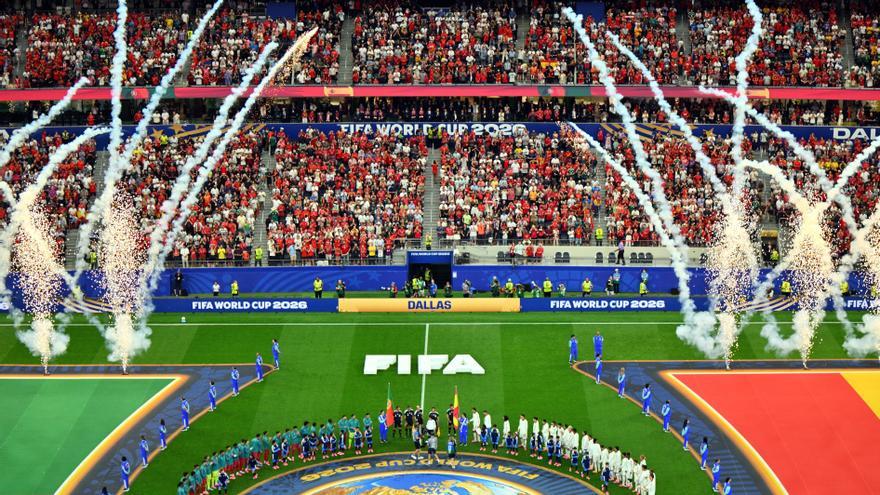 El partido Portugal-España, en imágenes