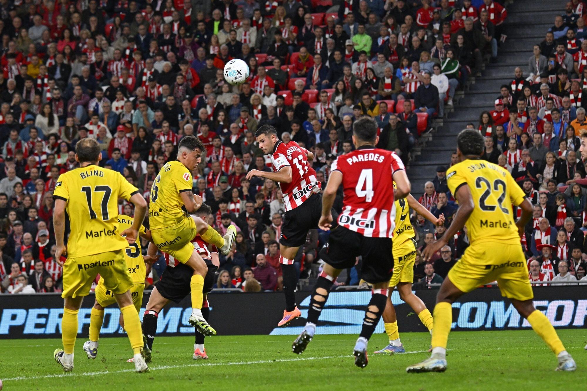 El Athletic-Girona, en imágenes