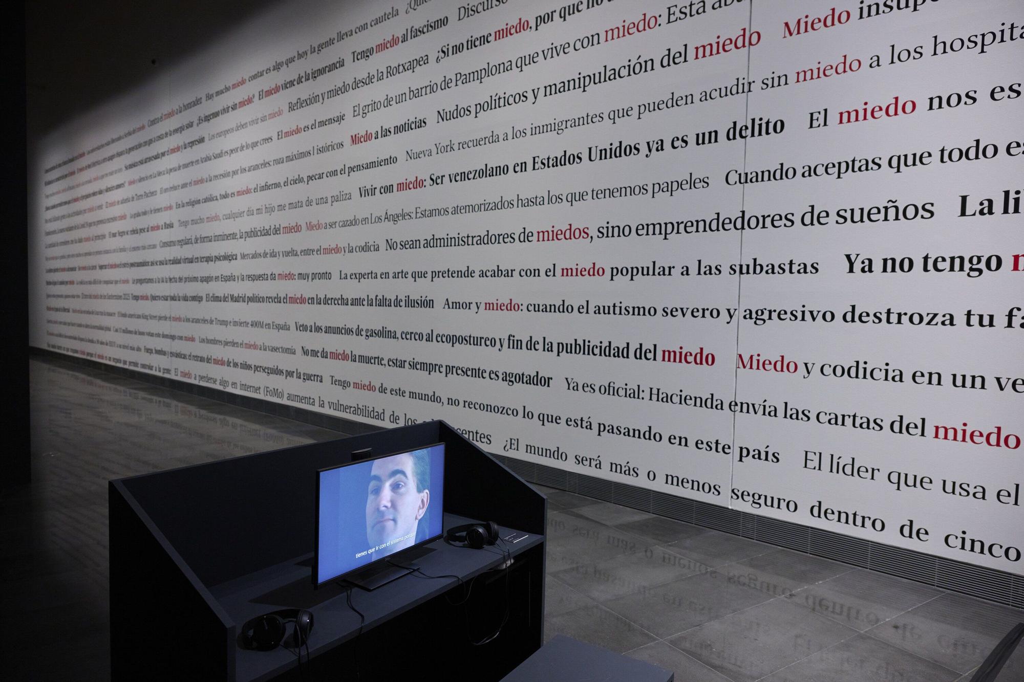 Muntadas: presentación de la exposición 'Entre miedos' en el MUN