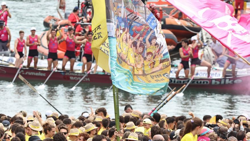 [Fotos] Donostia rema con pasión en la primera jornada de la Bandera de la Concha