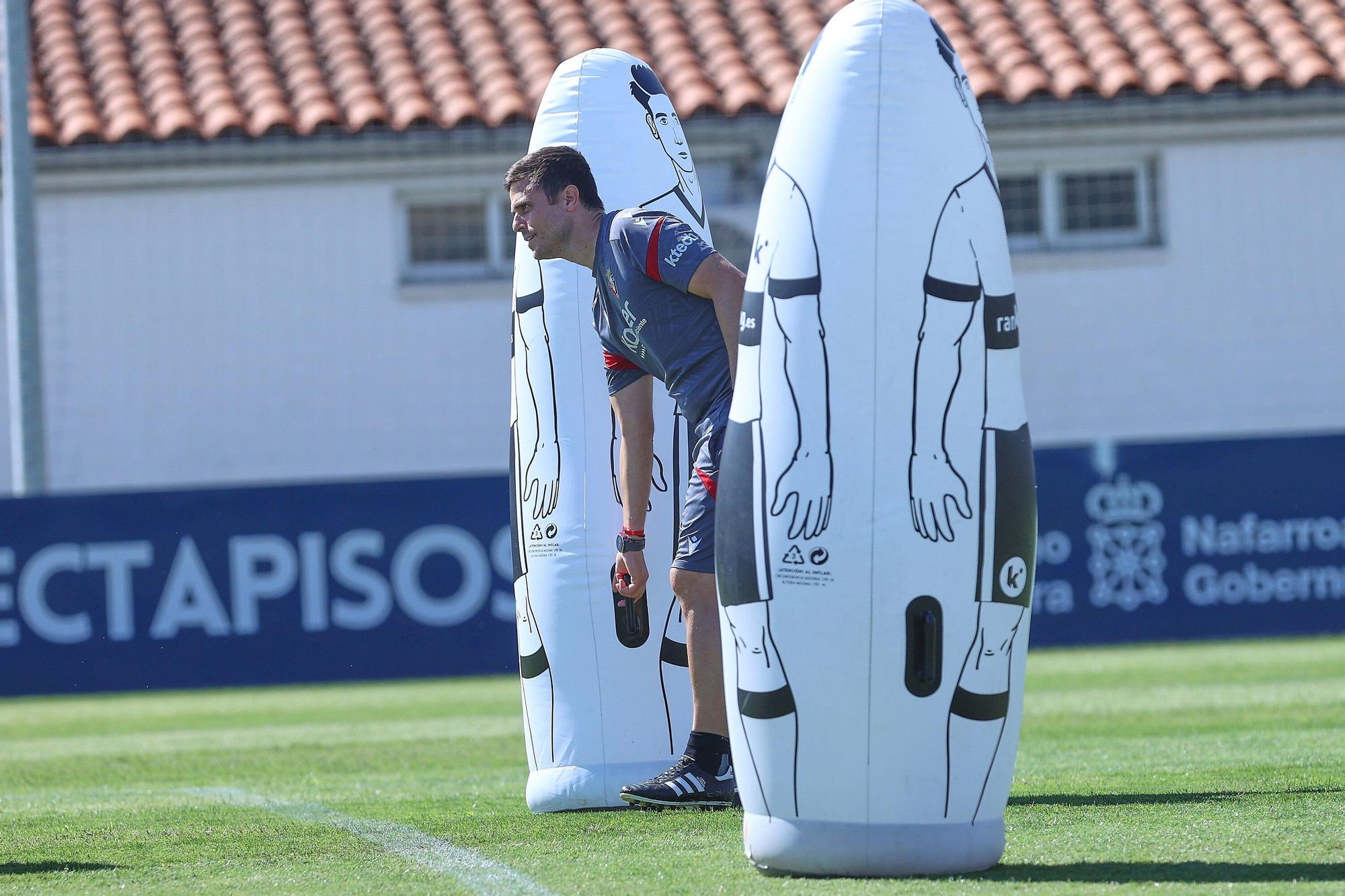 Fotos del último entrenamiento en Tajonar antes del Espanyol-Osasuna