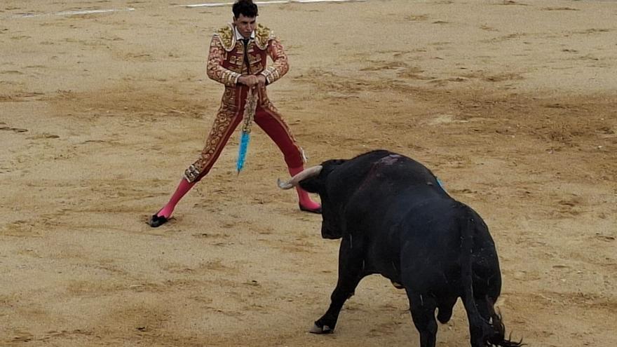 Buen encierro de Juan Luis Fraile en la cuarta novillada de Peralta