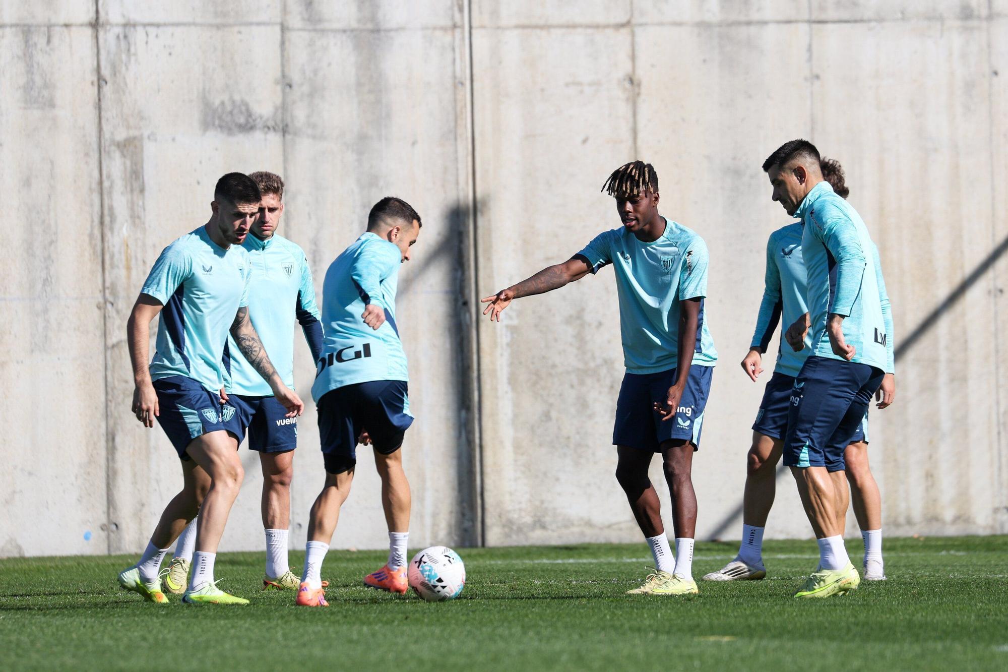 Entrenamiento del Athletic en Lezama