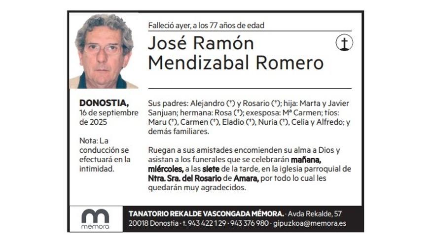 José Ramón Mendizabal Romero