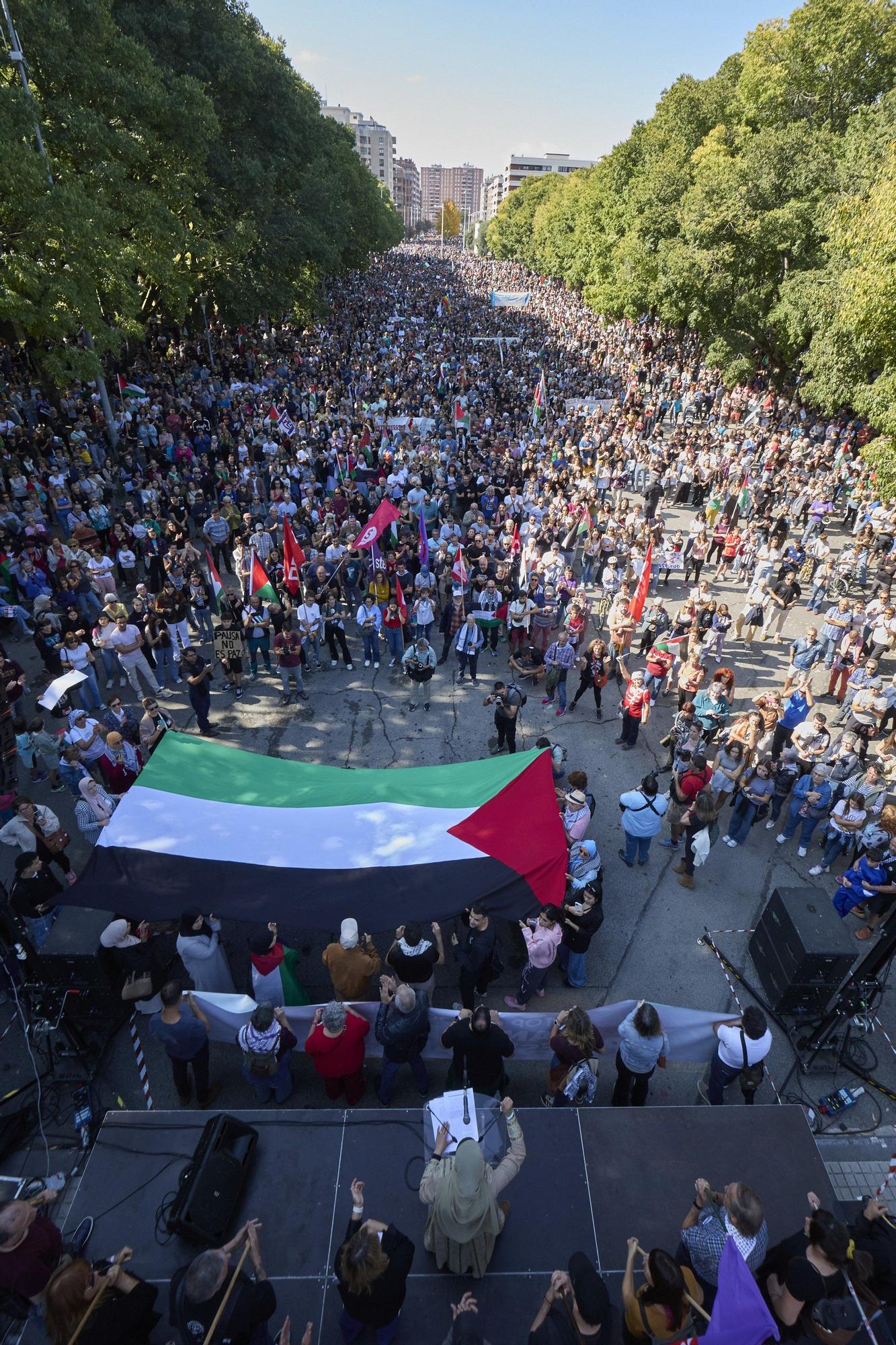 Huelga y paros en solidaridad con Palestina durante este miércoles en Navarra