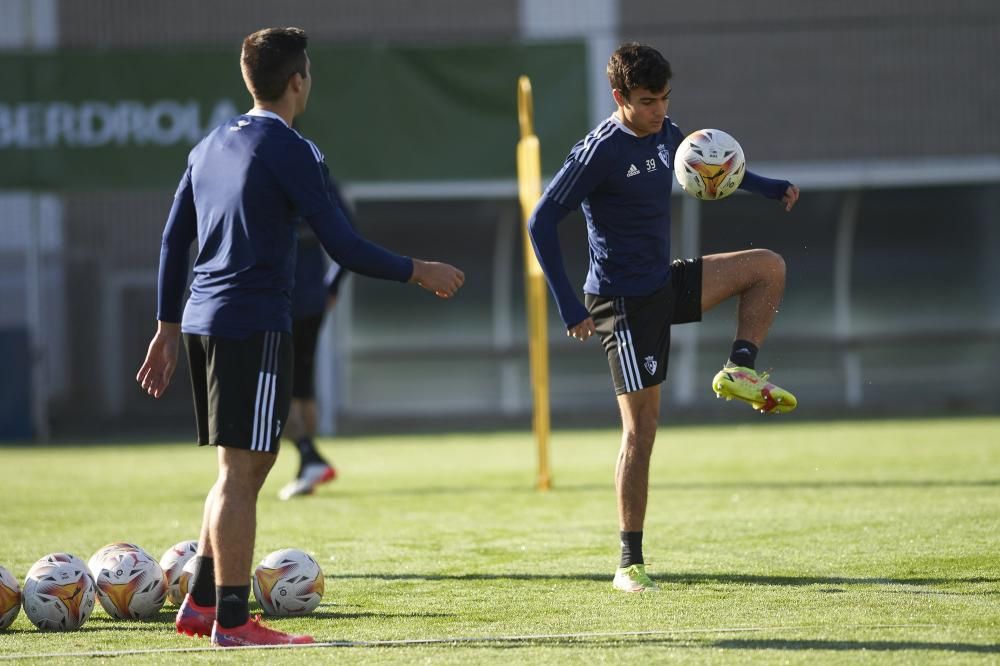 Entrenamiento de Osasuna en Tajonar