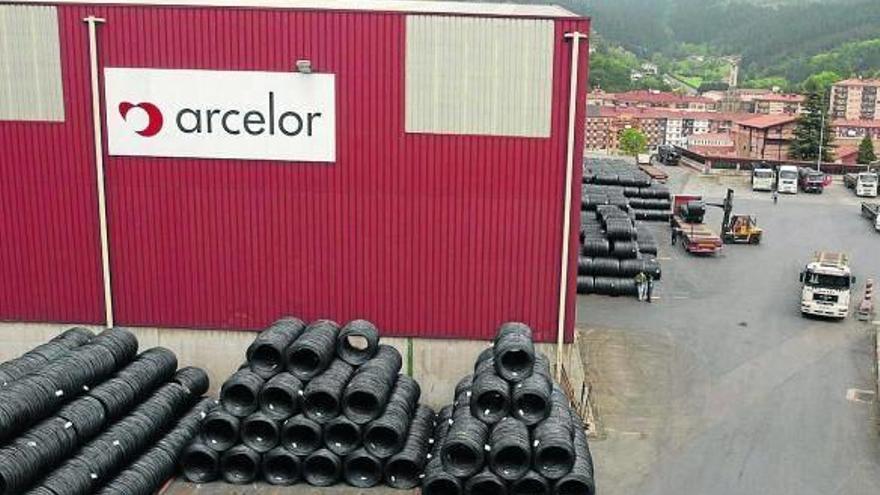 Planta de Arcelor Mittal en Zumarraga.