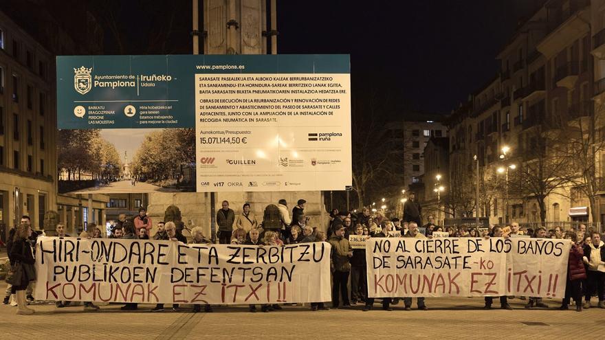 Baños del Paseo de Sarasate: en defensa de los servicios públicos y el patrimonio urbano