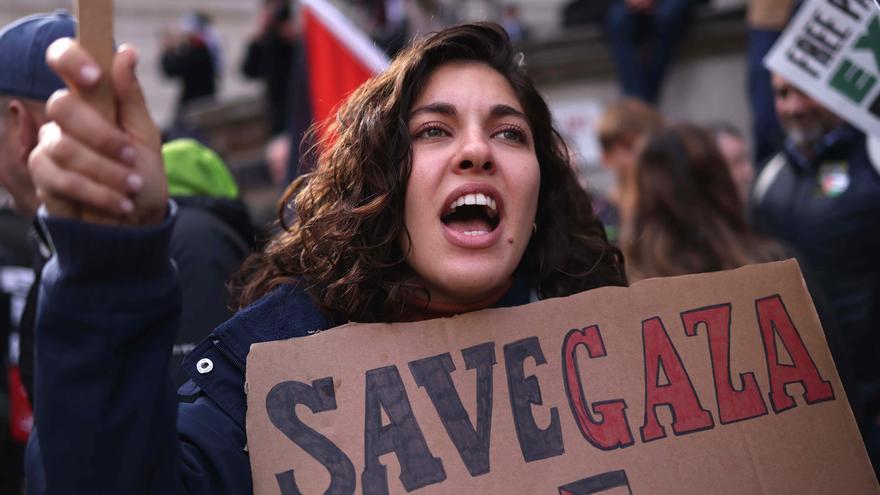 Las manifestaciones a favor y en contra de Israel y Palestina se extienden por todo el mundo