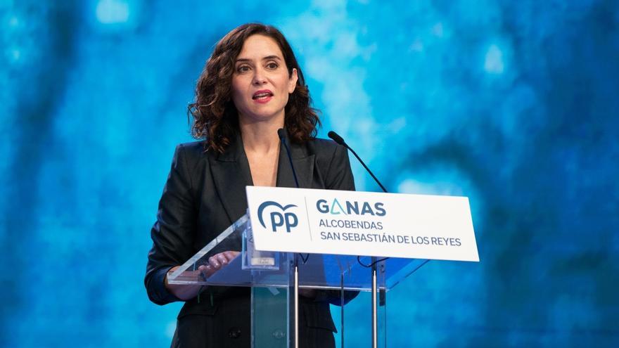 Ayuso insiste en la ilegalización de Bildu