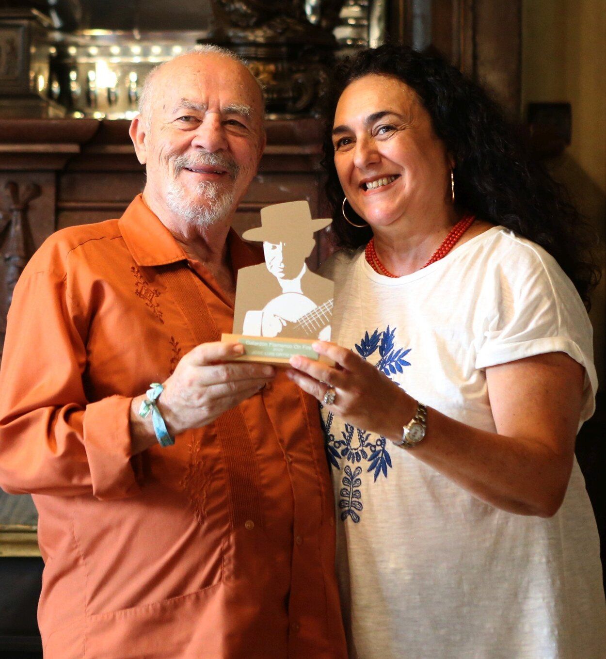 Fotos de la entrega del Premio Flamenco On Fire a Isamay Benavente, José Manuel Gamboa, José Luis Ortiz y Loretxo Iñarrea