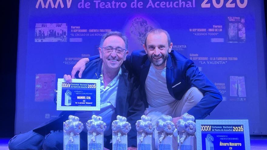 Lluvia de premios en Badajoz para el Grupo Alhama de Teatro de Corella