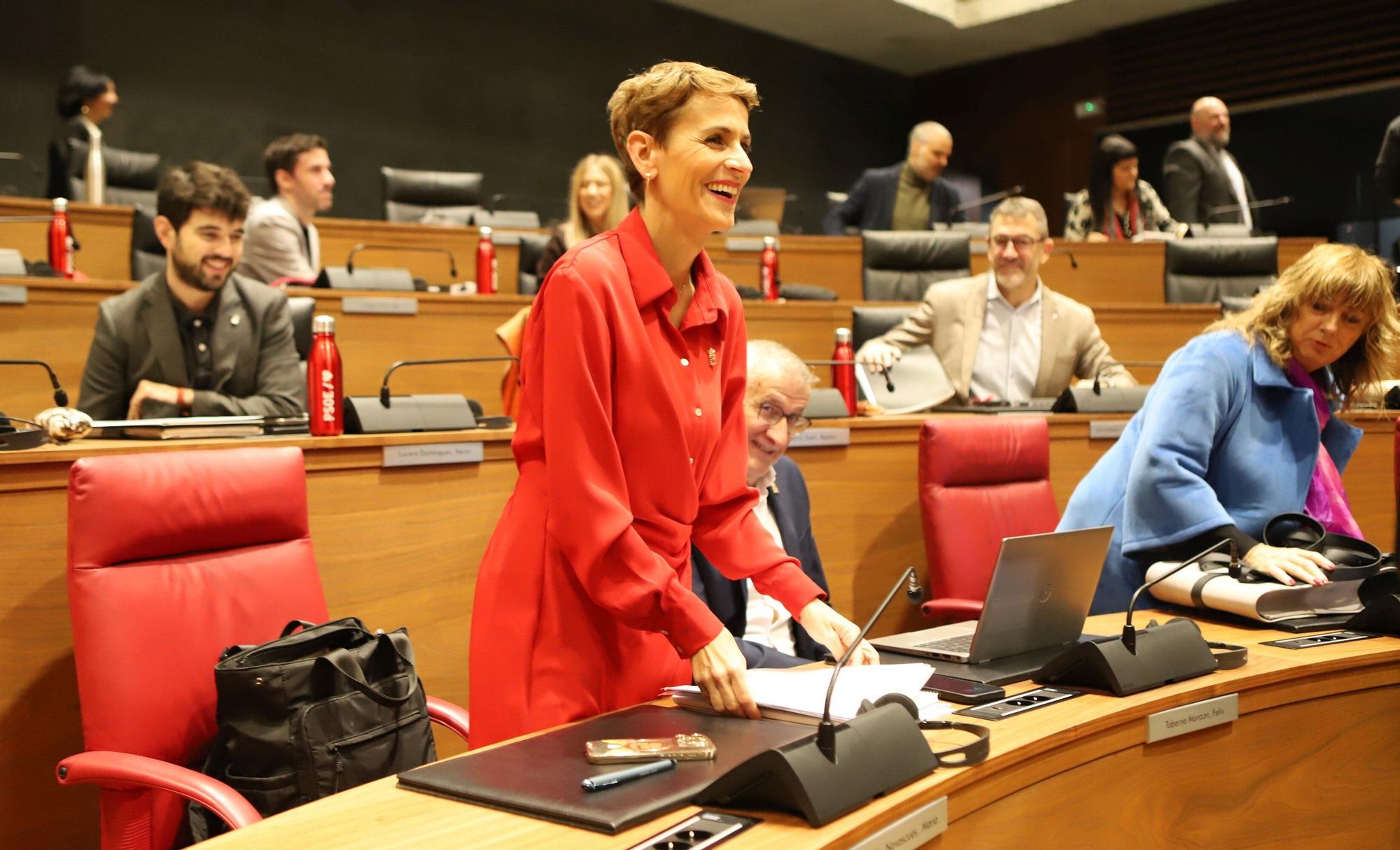 Fotos del debate del estado de la Comunidad foral de 2025