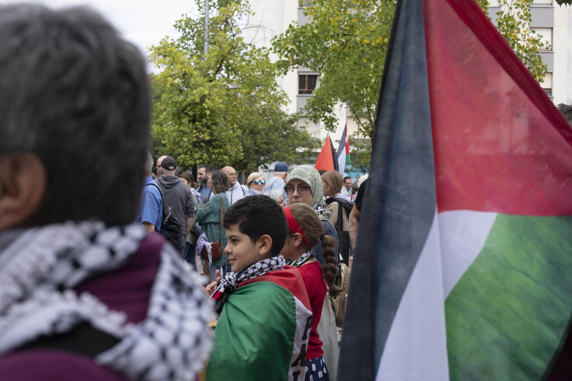 En imágenes: Vitoria se manifiesta en apoyo del pueblo palestino