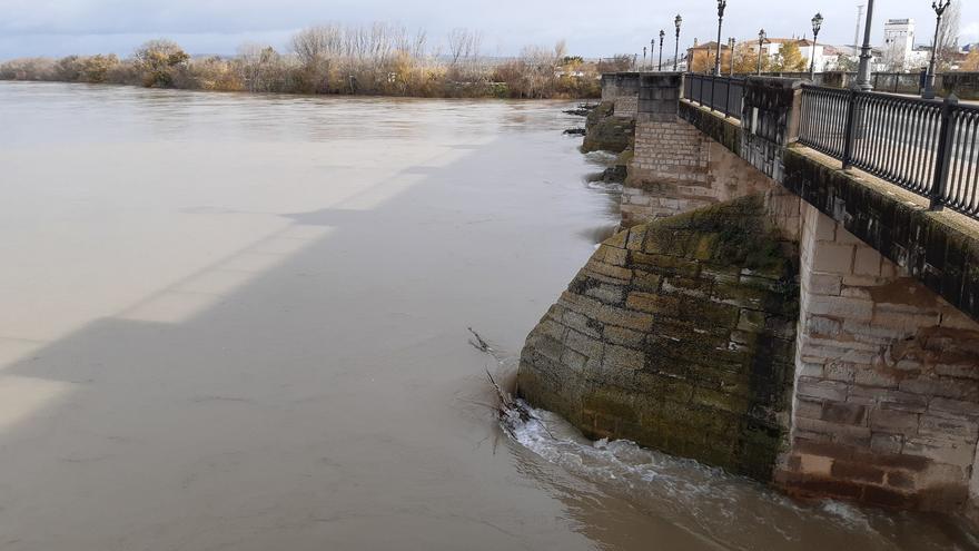 Vecinos impiden que un joven se arroje desde el puente al río Ebro en Tudela