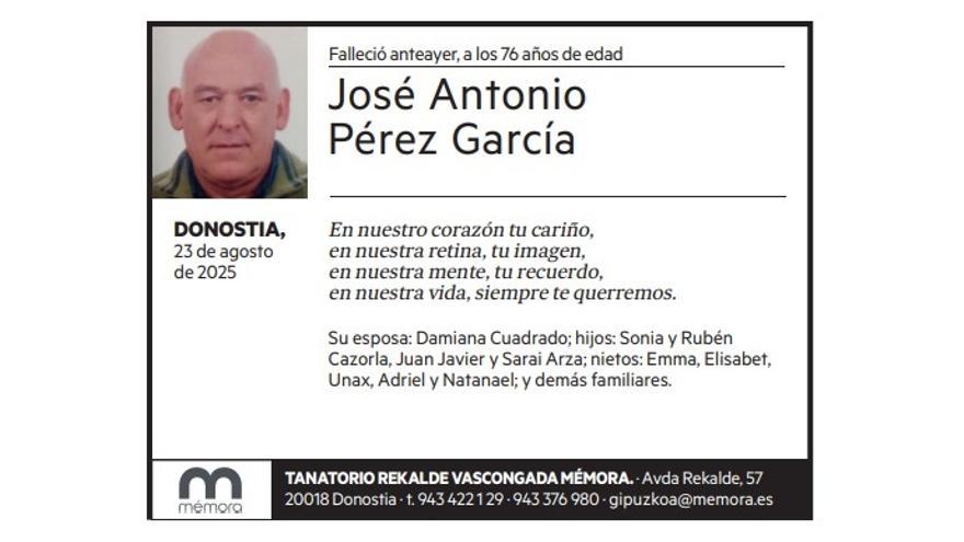 José Antonio Pérez García