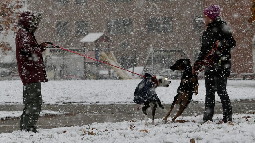 Nieve en Navarra y Pamplona: última hora de la previsión de AEMET