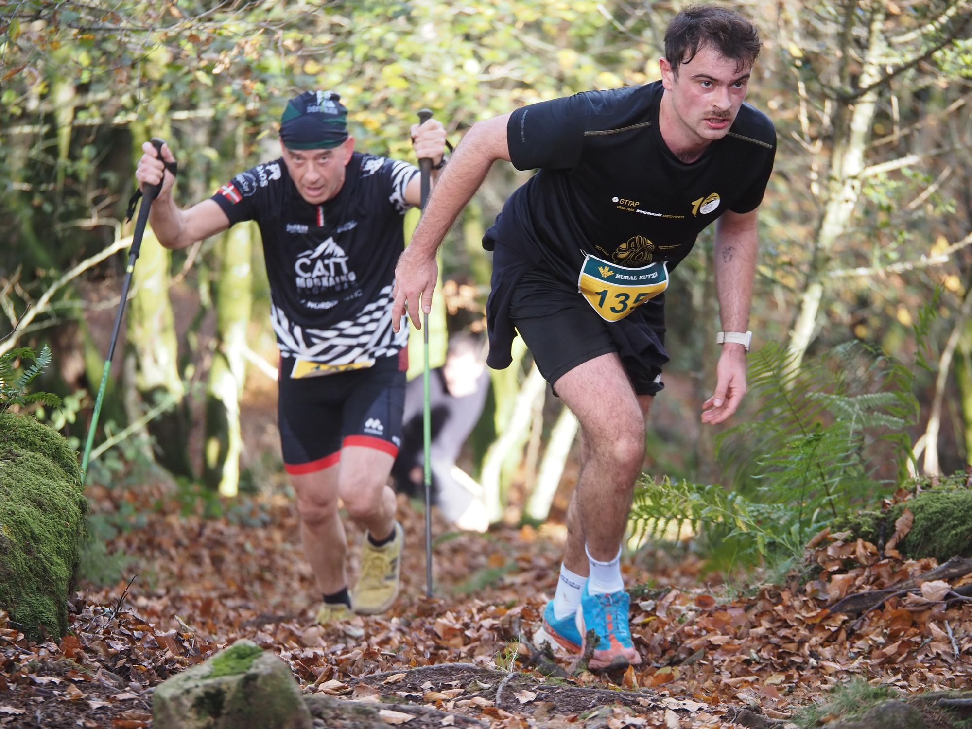 La llegada de los corredores a Karakate, en imágenes