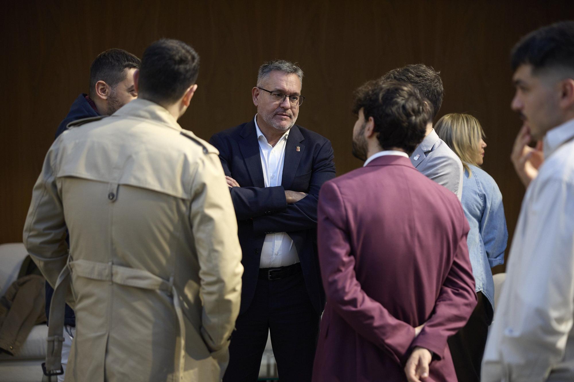 Fotos del pleno del Parlamento de Navarra (jueves 23 de octubre de 2025)