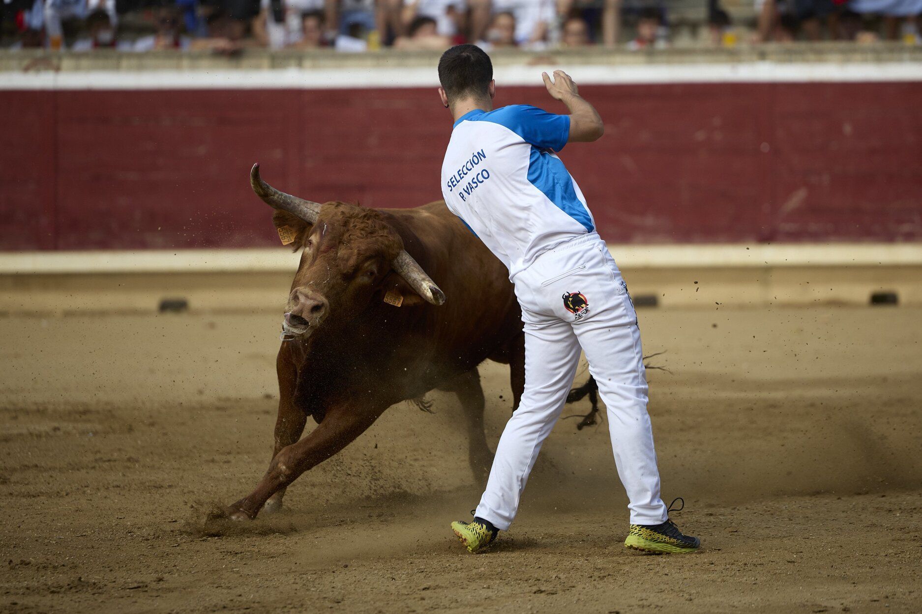 Fotos del concurso de recortadores de fiestas de Tafalla