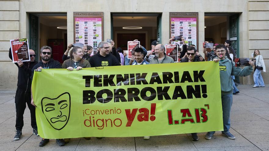 Huelga de técnicos de espectáculos en Navarra: "Nuestro salario no da para vivienda"