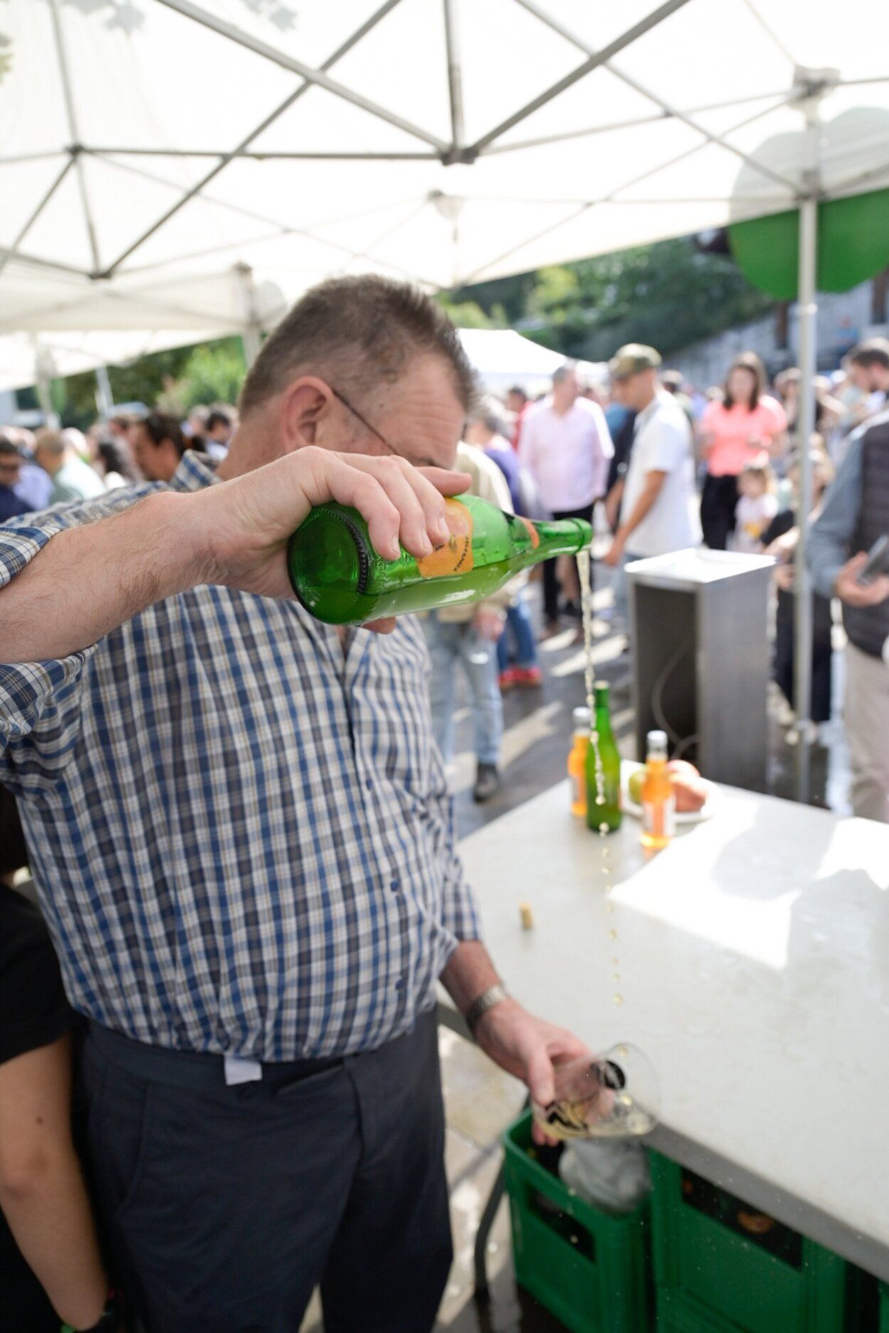Feria de la cosecha de la manzana en Astigarraga.