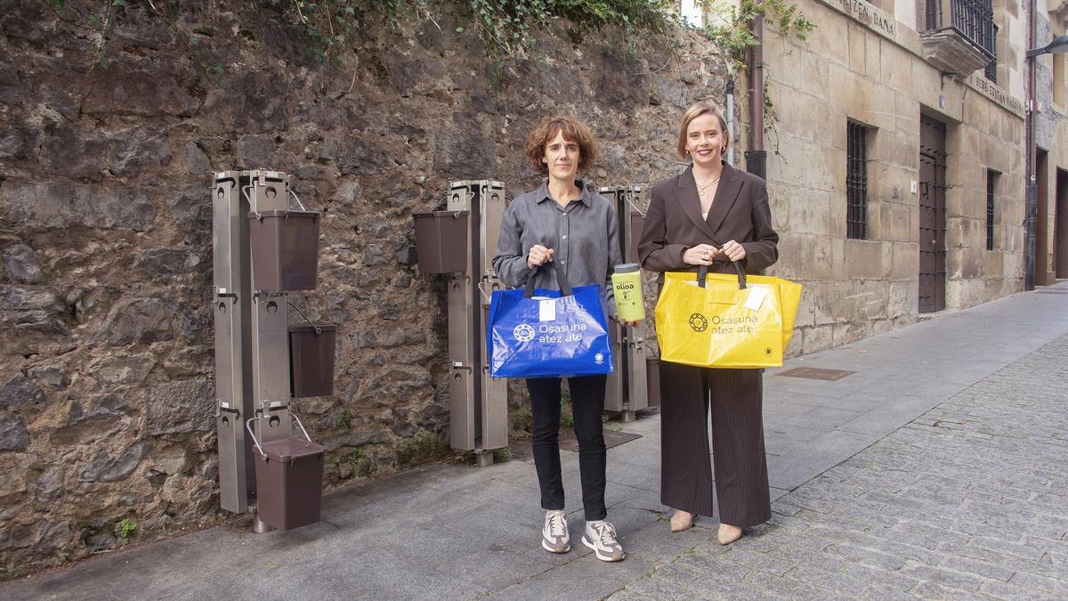 La alcaldesa y la portavoz jeltzale