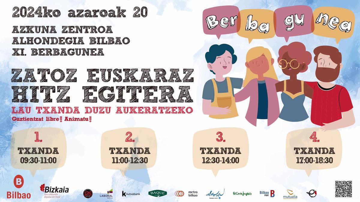 Berbagunearen 11. edizioak ehunka lagun bilduko ditu asteazkenean Bilboko Azkuna Zentroan.