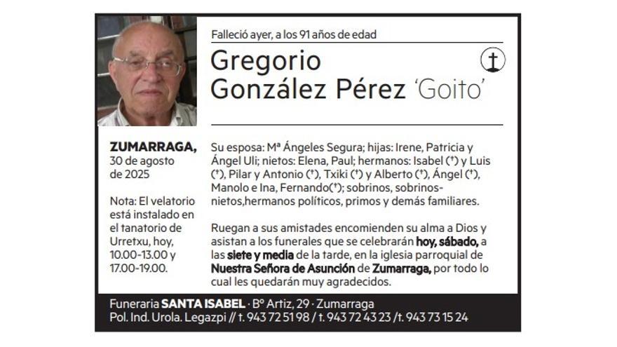 Gregorio González Pérez
