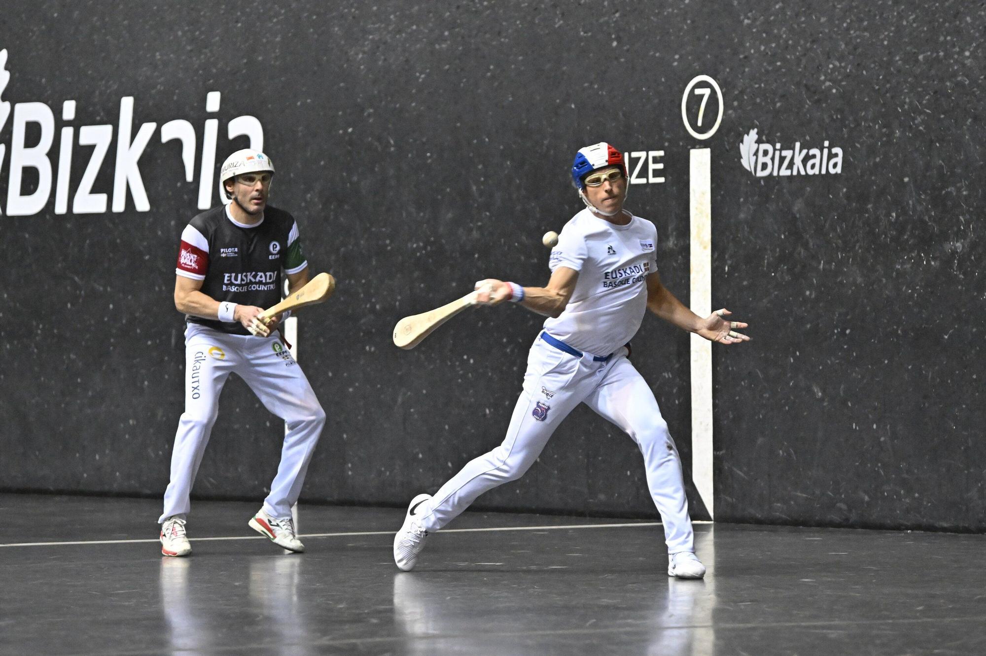 En imágenes: Final de pala corta de la Liga de Naciones de 36 metros entre Euskal Selekzioa y Francia