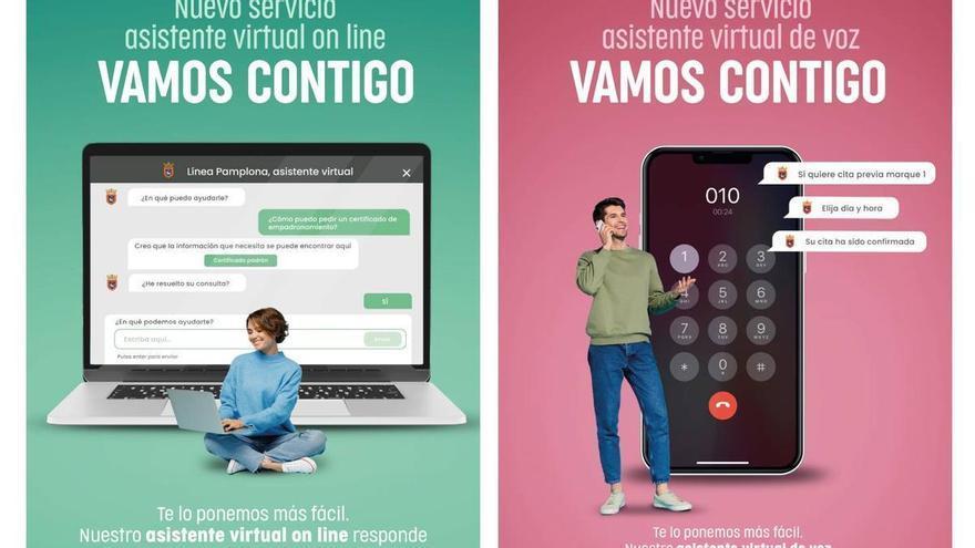 El 010 y la web municipal de Pamplona incorporan sendos asistentes virtuales