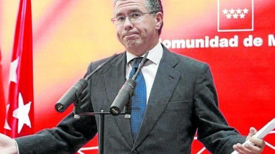 Francisco Granados, ex secretario general del PP en la Comunidad de Madrid, en una acto institucional.