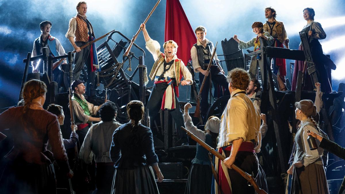 Otra escena del musical.