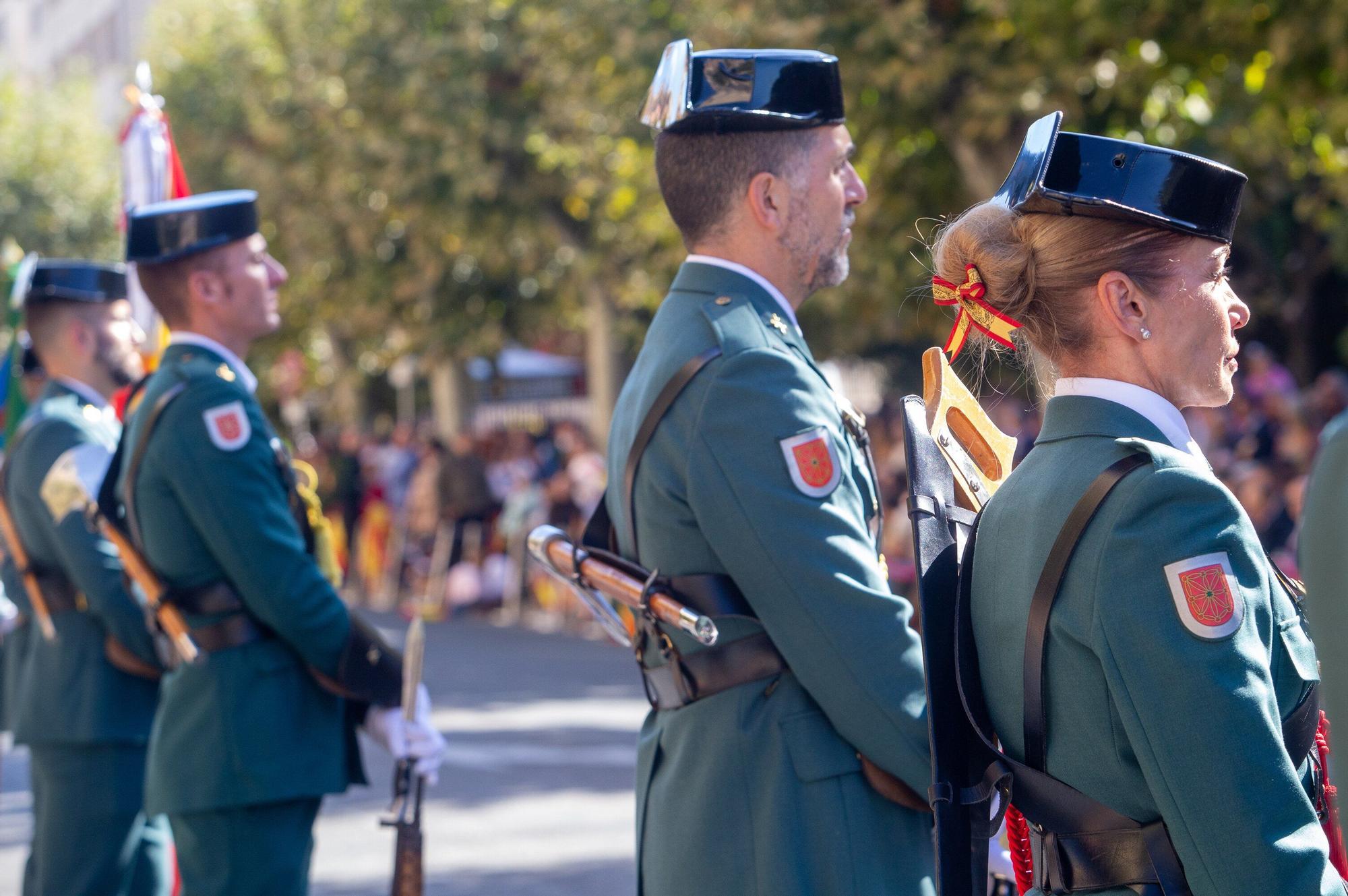 Fotos de la celebración de la Virgen del Pilar por la Guardia Civil de Navarra en Pamplona