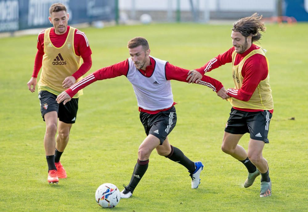 Osasuna vuelve al trabajo en Tajonar