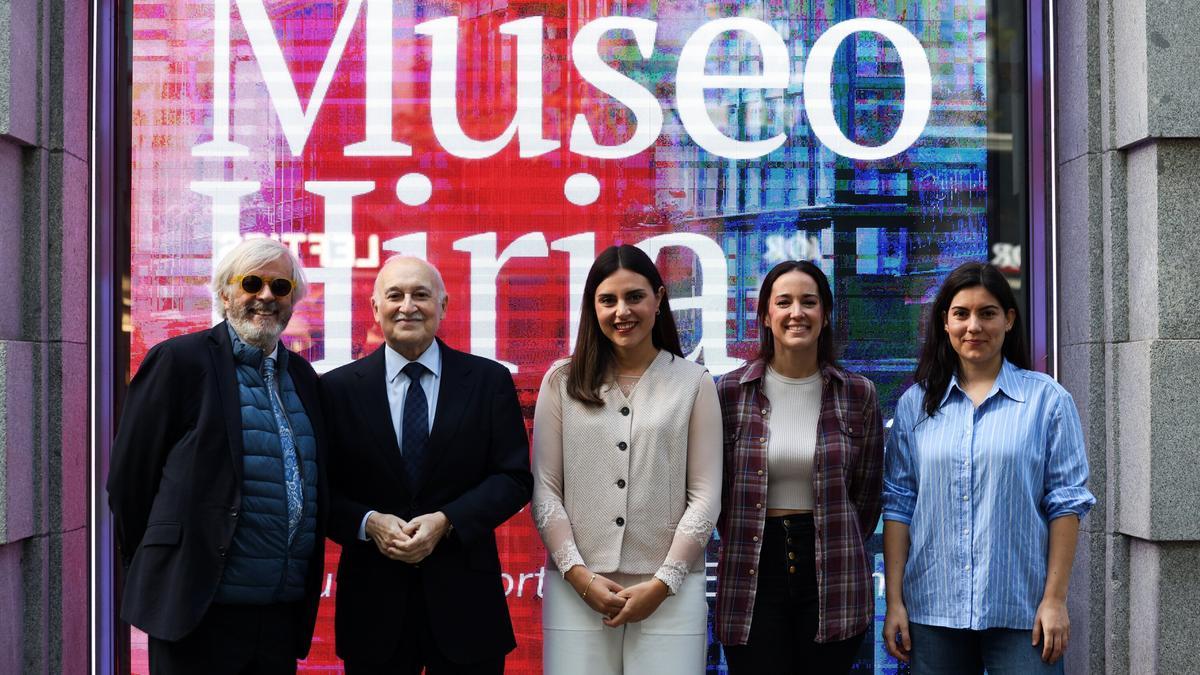 De izda a derecha, Luis Magán, Gorka Martínez, Ane Legarreta (ESAS), Jara Gómez Carpintero y la compositora Haizea Huegun.