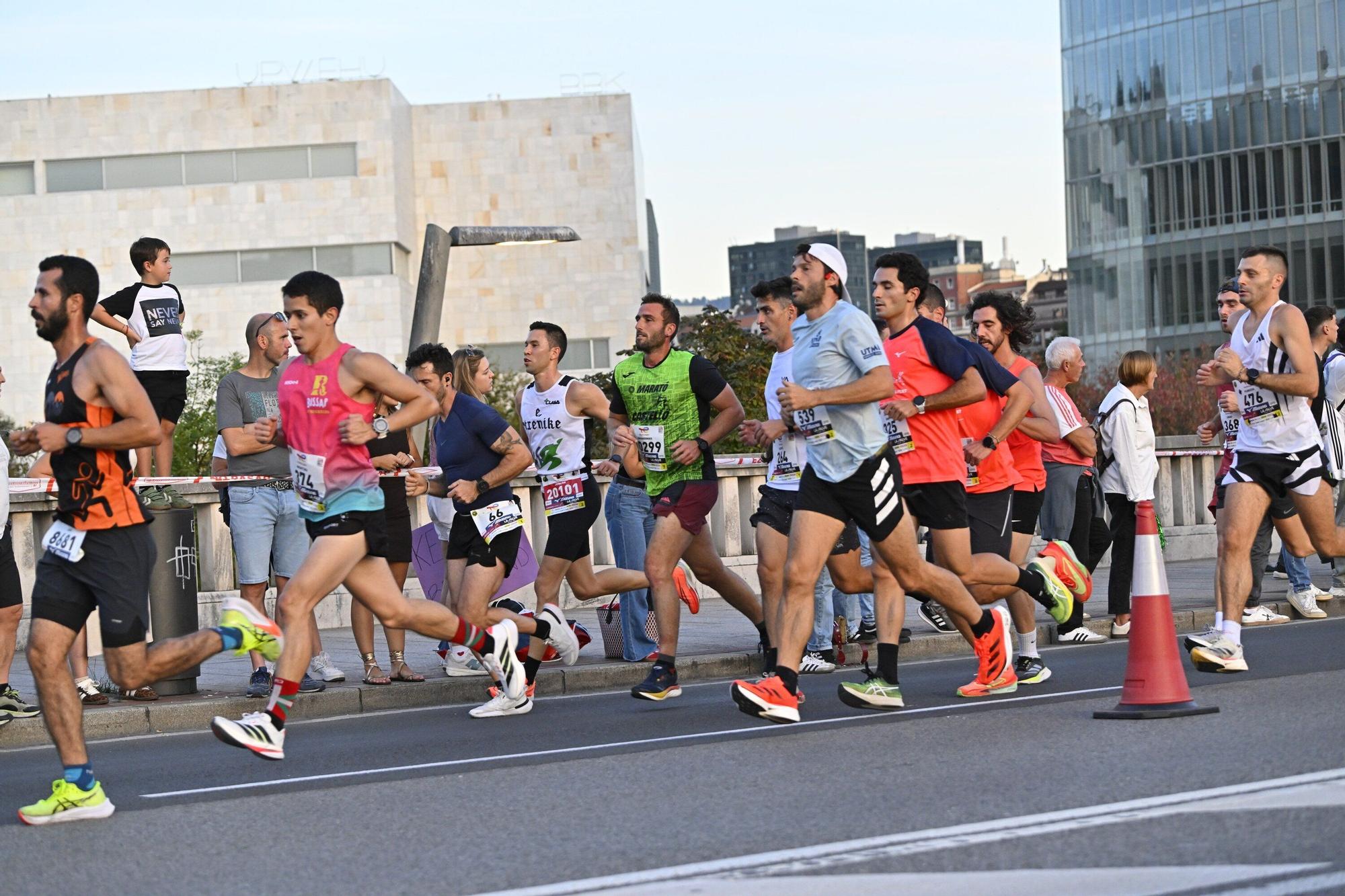 El Bilbao Night Marathon, en imágenes