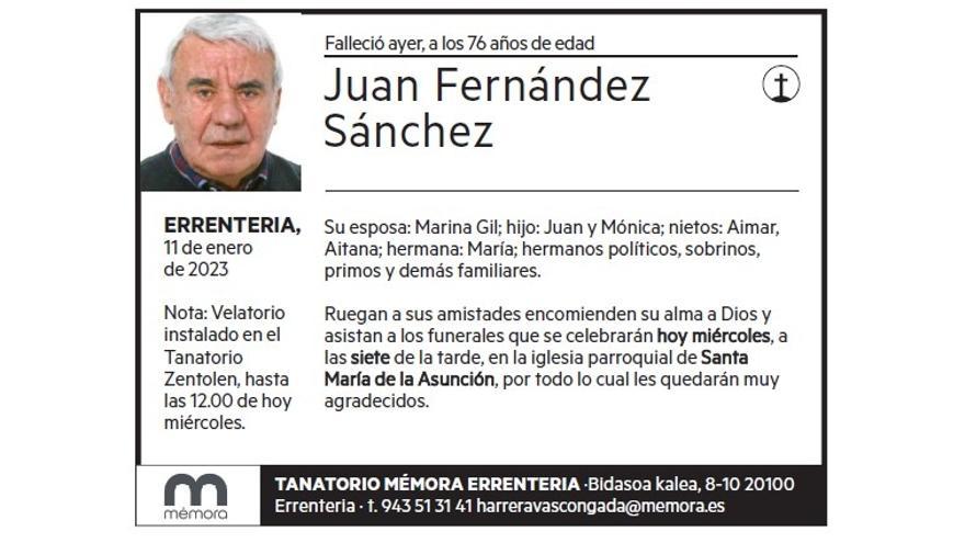 JUAN FERNANDEZ SANCHEZ