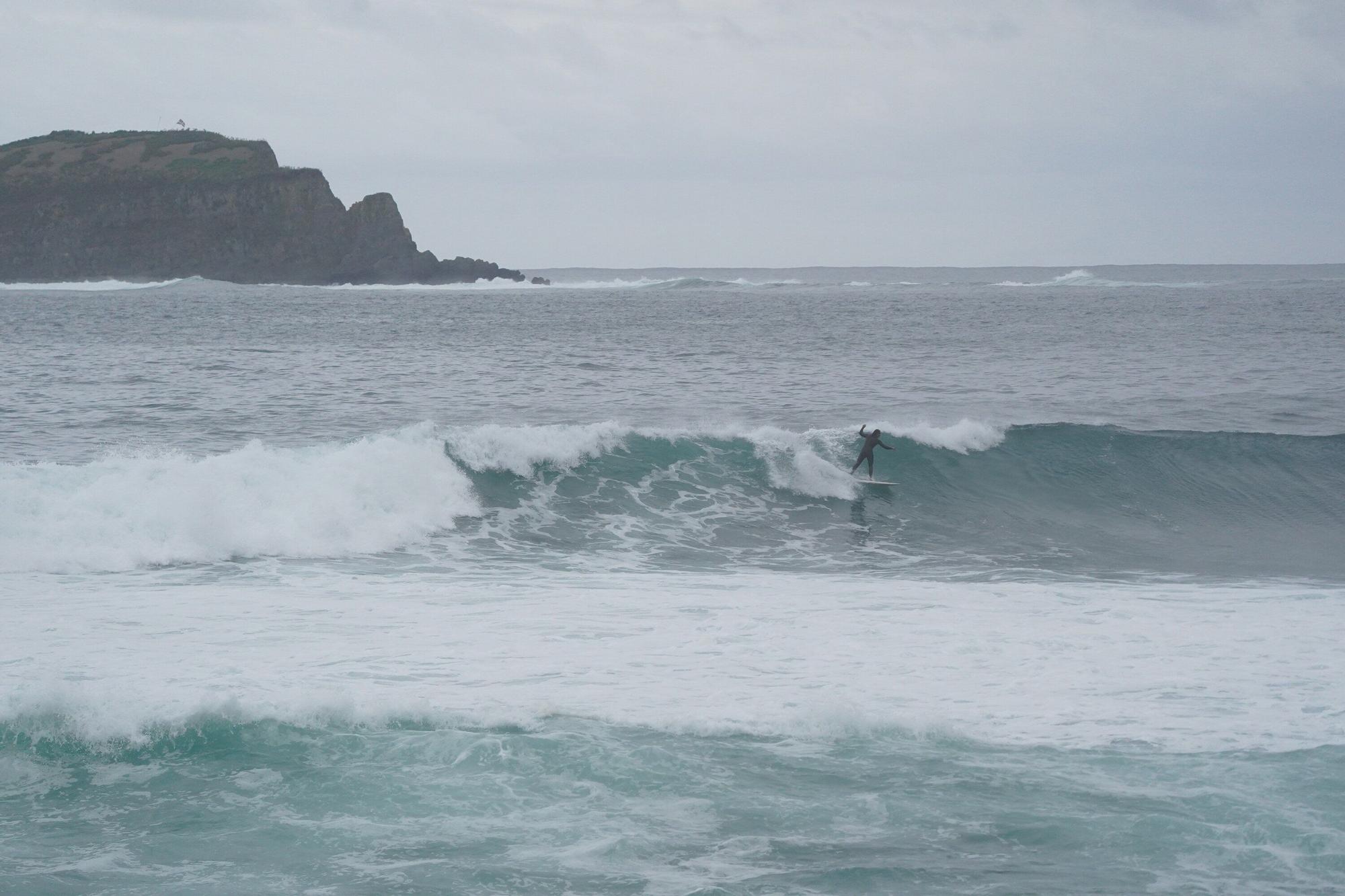 En imágenes: "La comunidad del surf está como loca, suele haber pocos días al año con olas como estas"