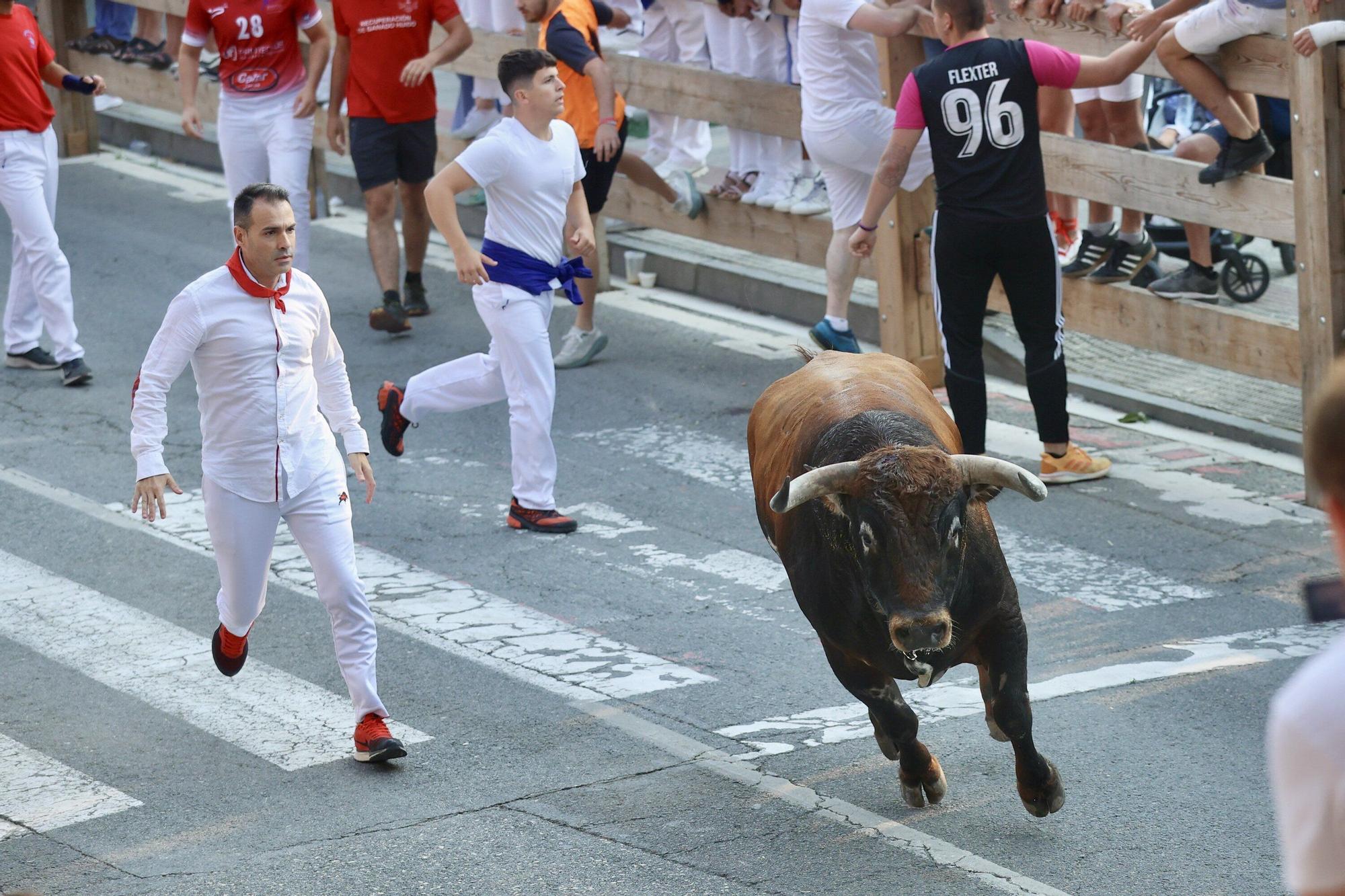 Fotos del tercer encierro de fiestas de Tafalla 2025