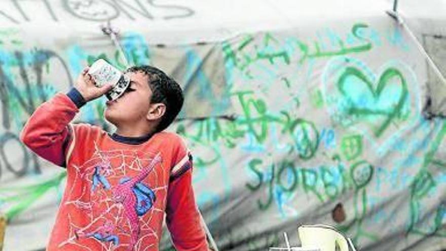 Viajar en la piel de una familia siria