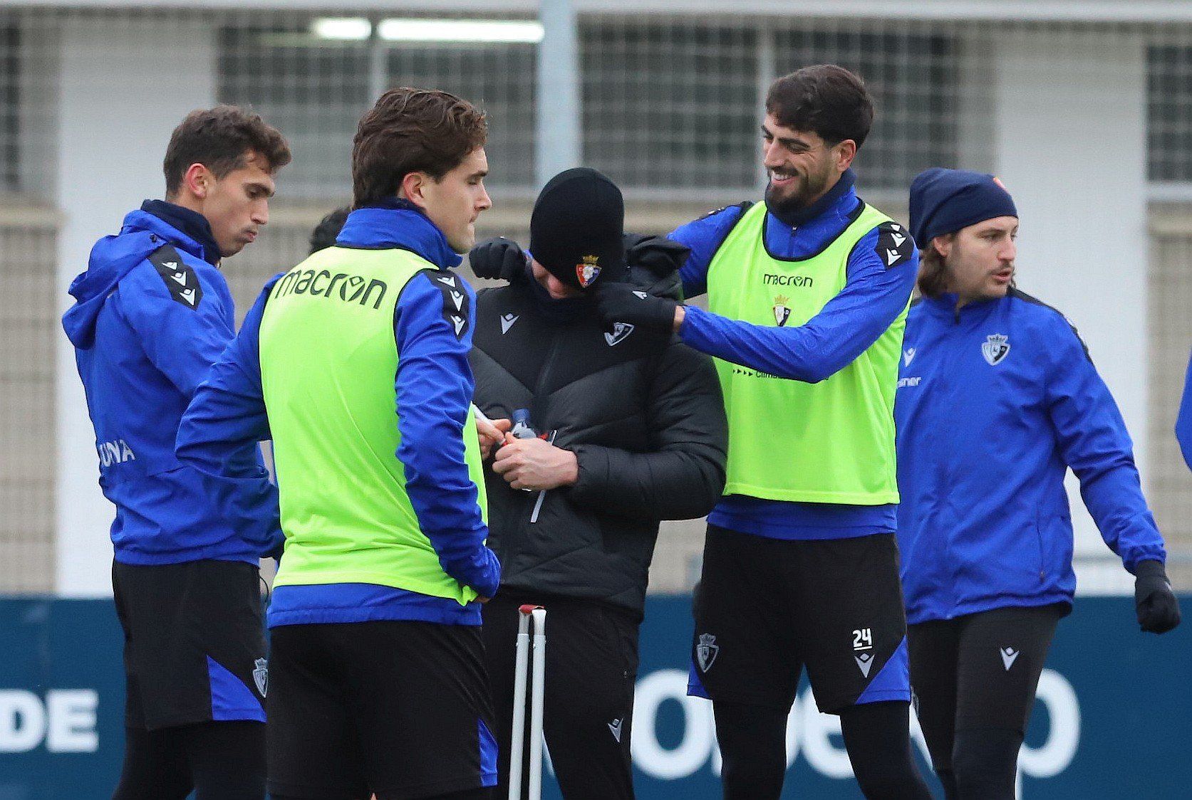El primer entrenamiento de Osasuna de 2025