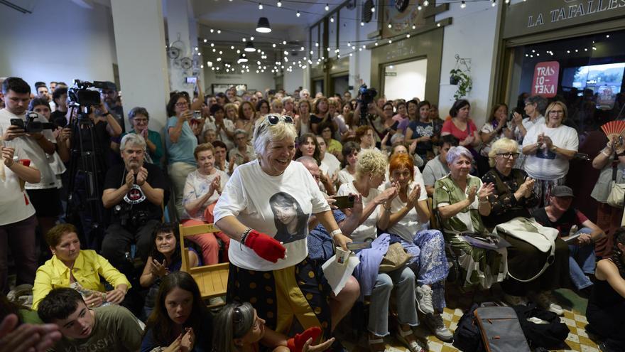 Multitudinario homenaje a Nagore Laffage en Geltoki