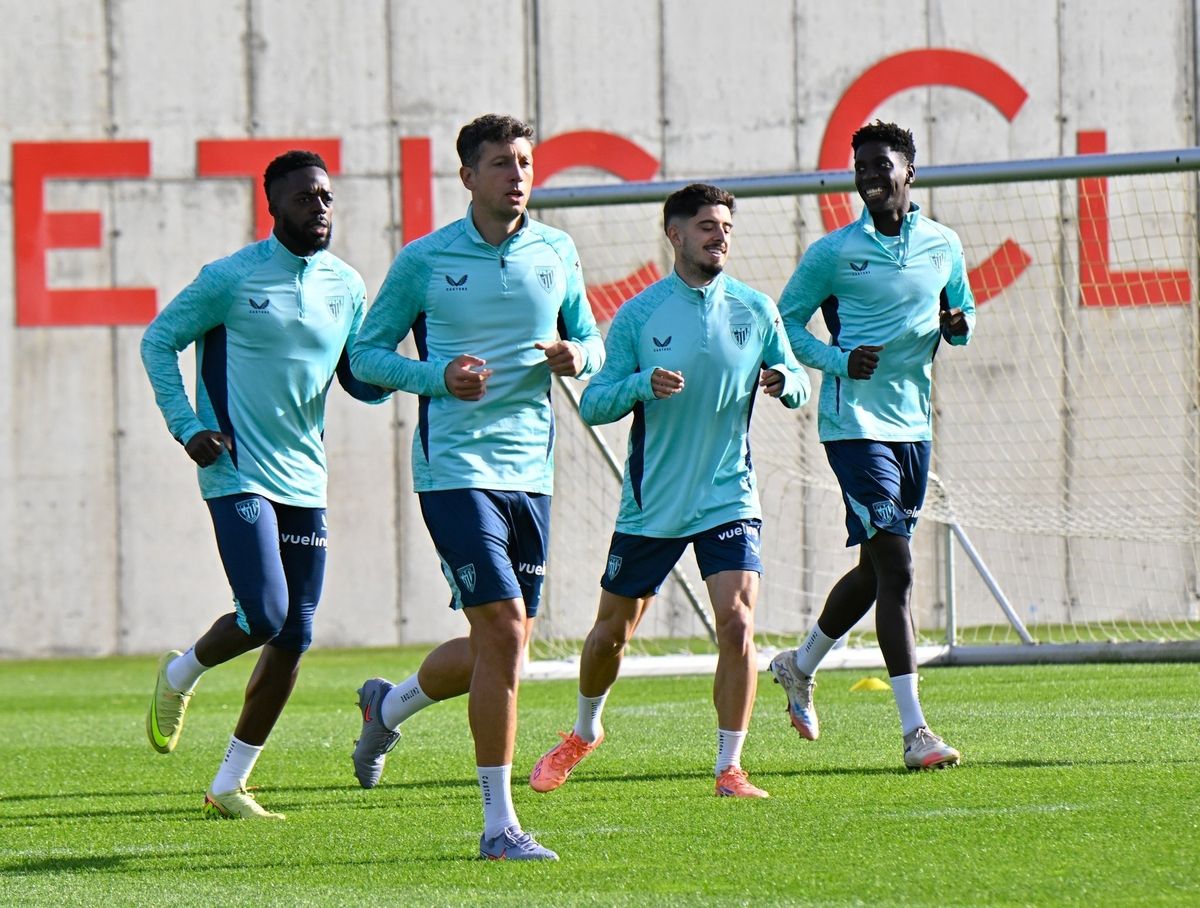 Entrenamiento del Athletic en Lezama