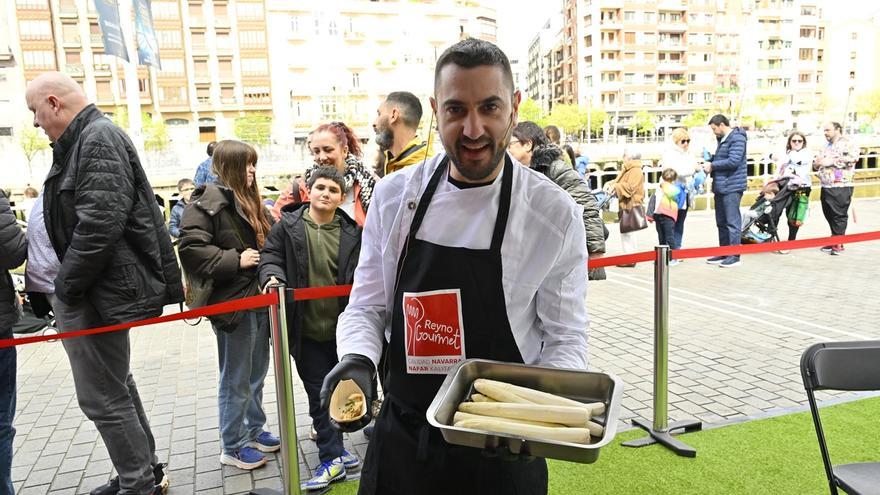 Un pedazo de Nafarroa se instala en El Arenal de Bilbao con degustaciones de productos de temporada