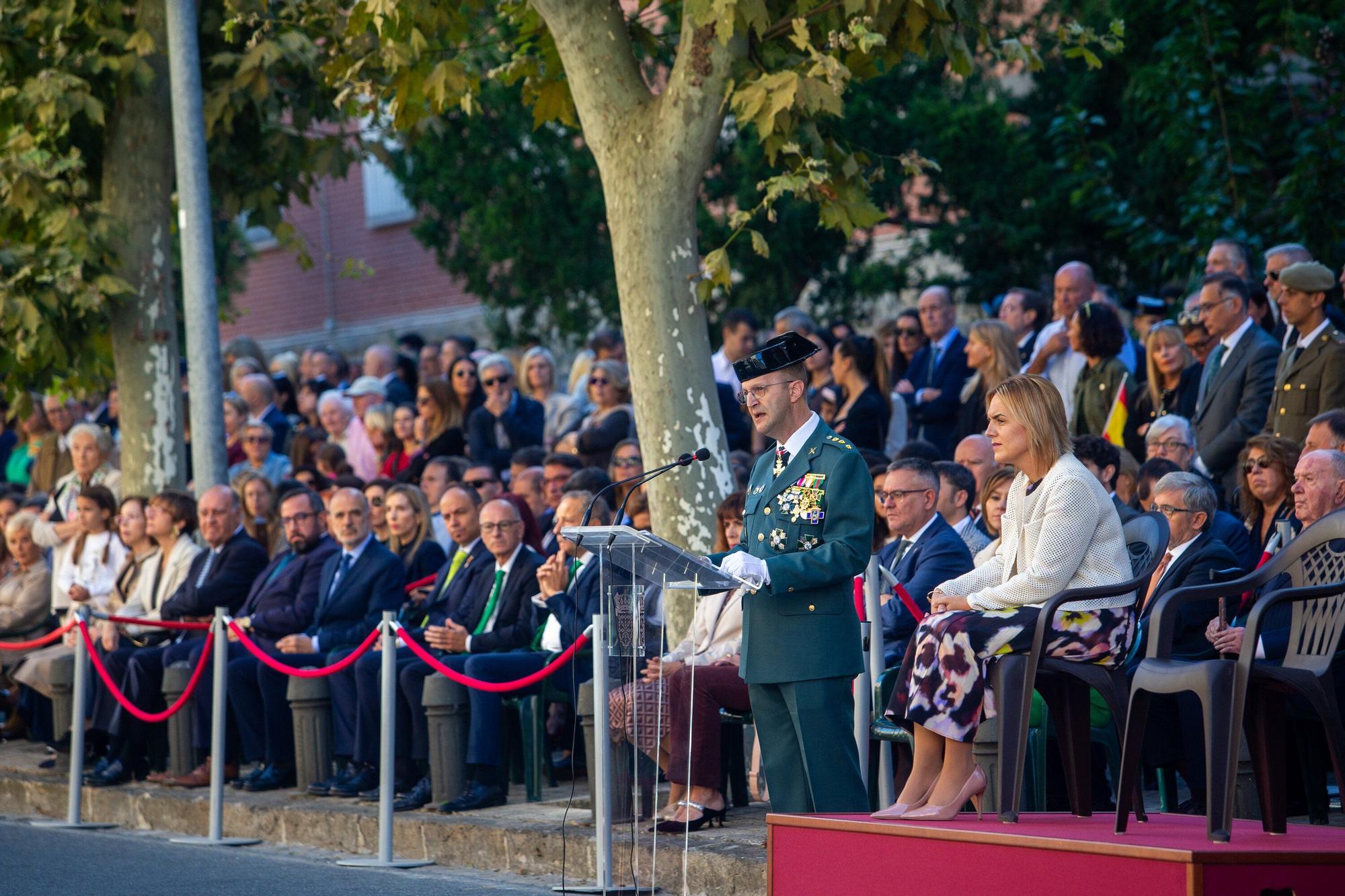 Fotos de la celebración de la Virgen del Pilar por la Guardia Civil de Navarra en Pamplona