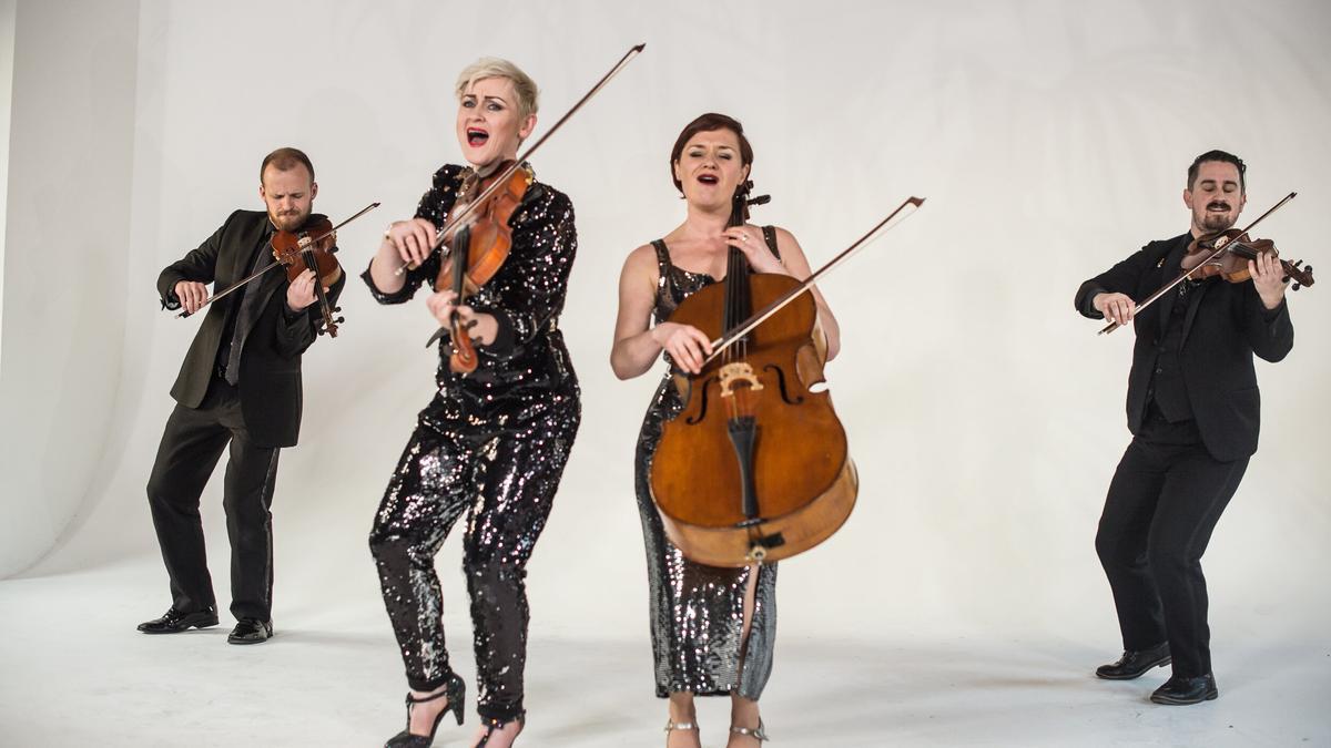 El cuarteto inglés Bowjangles con su original enfoque musical