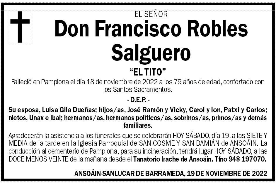 Francisco Robles Salguero