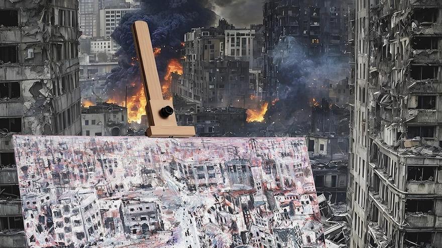 ‘El grito de Gaza’ llega a la sala de exposiciones del Centro Zelaieta en Amorebieta