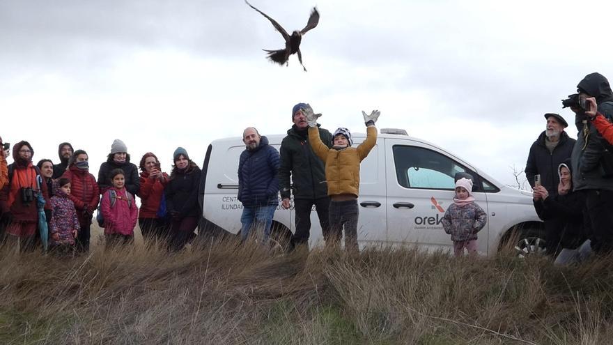 Tafalla puso en valor la Laguna del Juncal, un espacio protegido